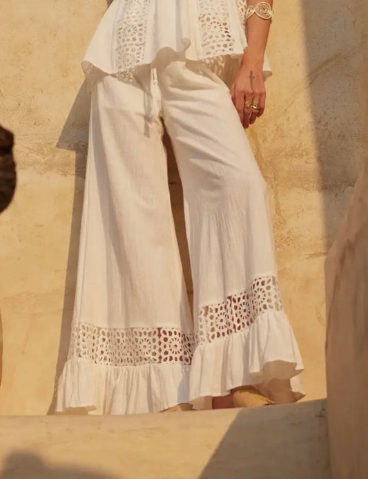Seaside Escape Crochet Pants