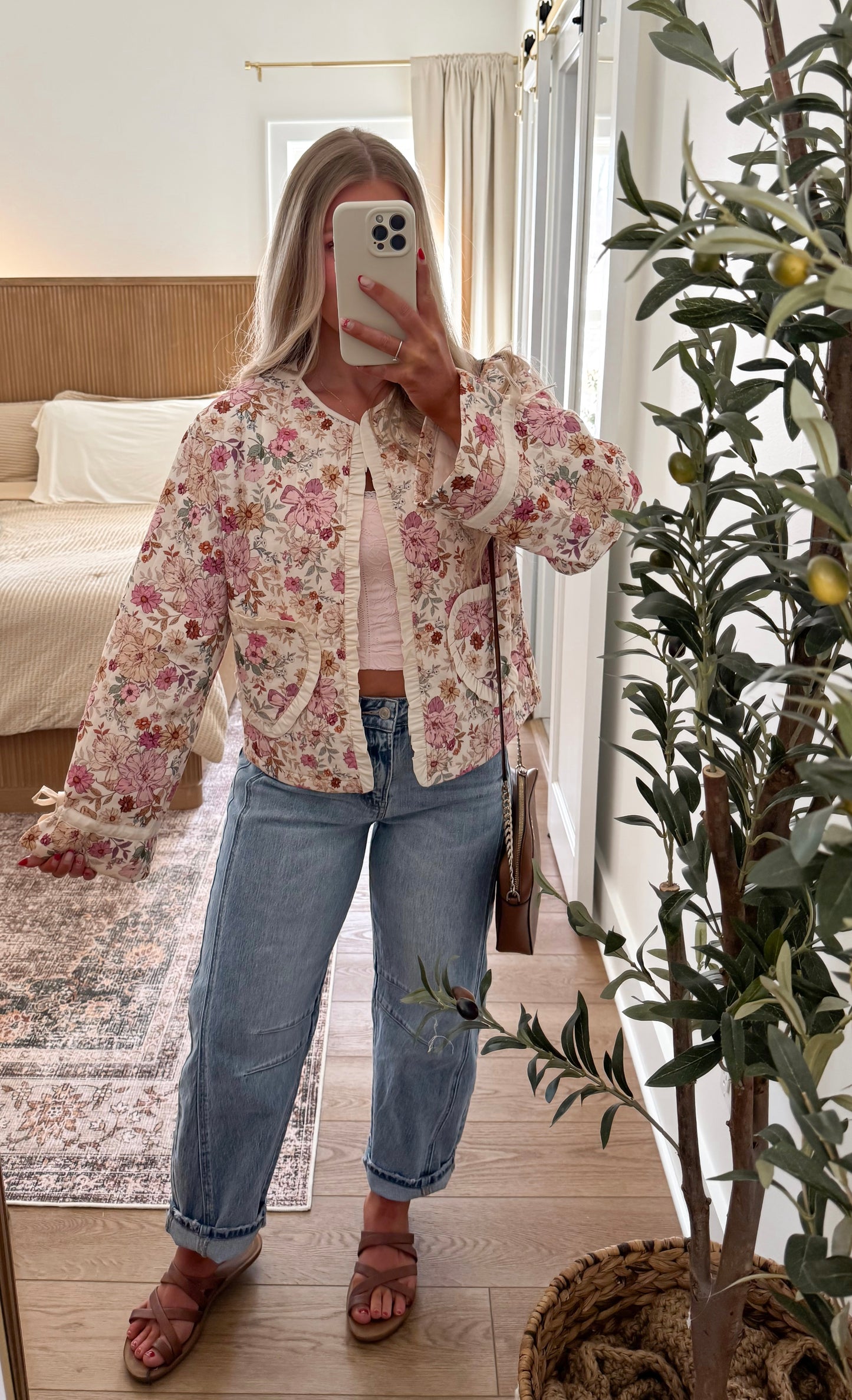 Spring Transition Floral Jacket