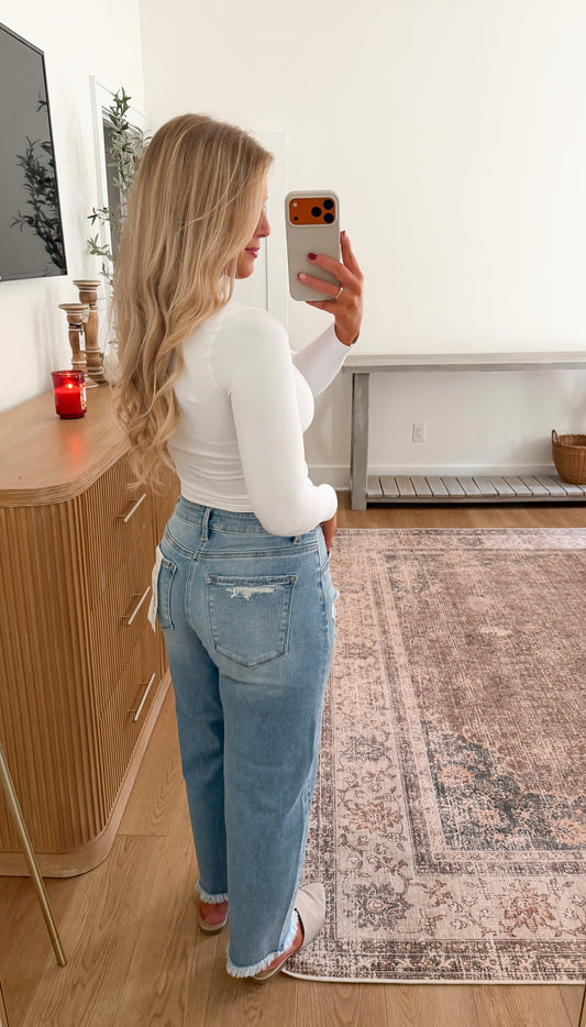 Risen Barrel Denim - Medium Wash