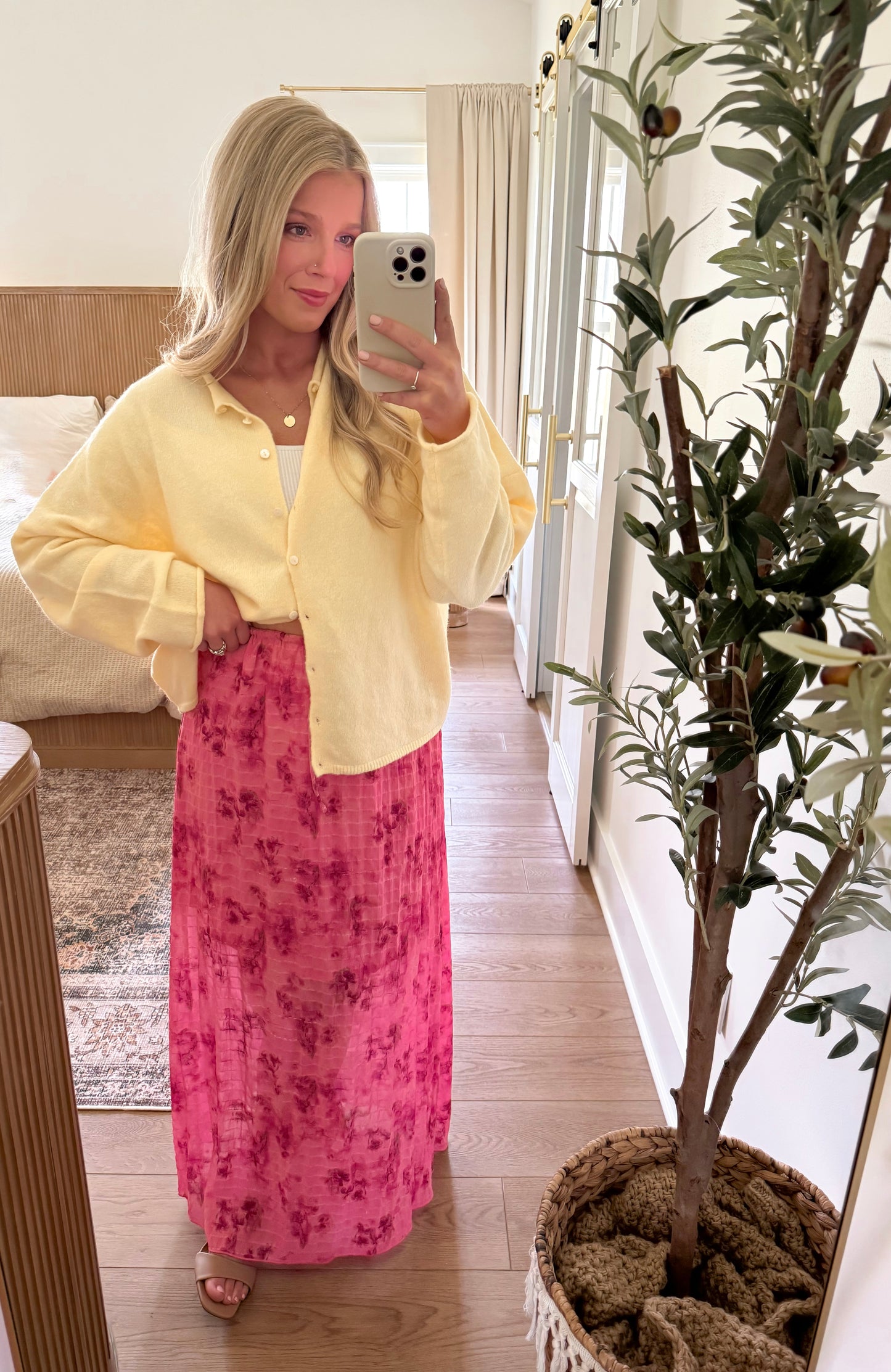 Subtle Sweetness Floral Skirt