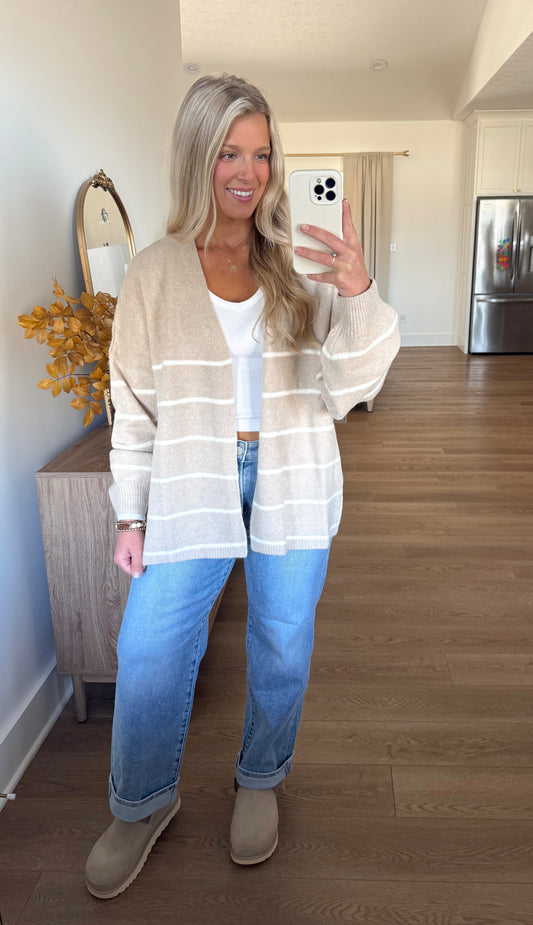 Striped Cardigan