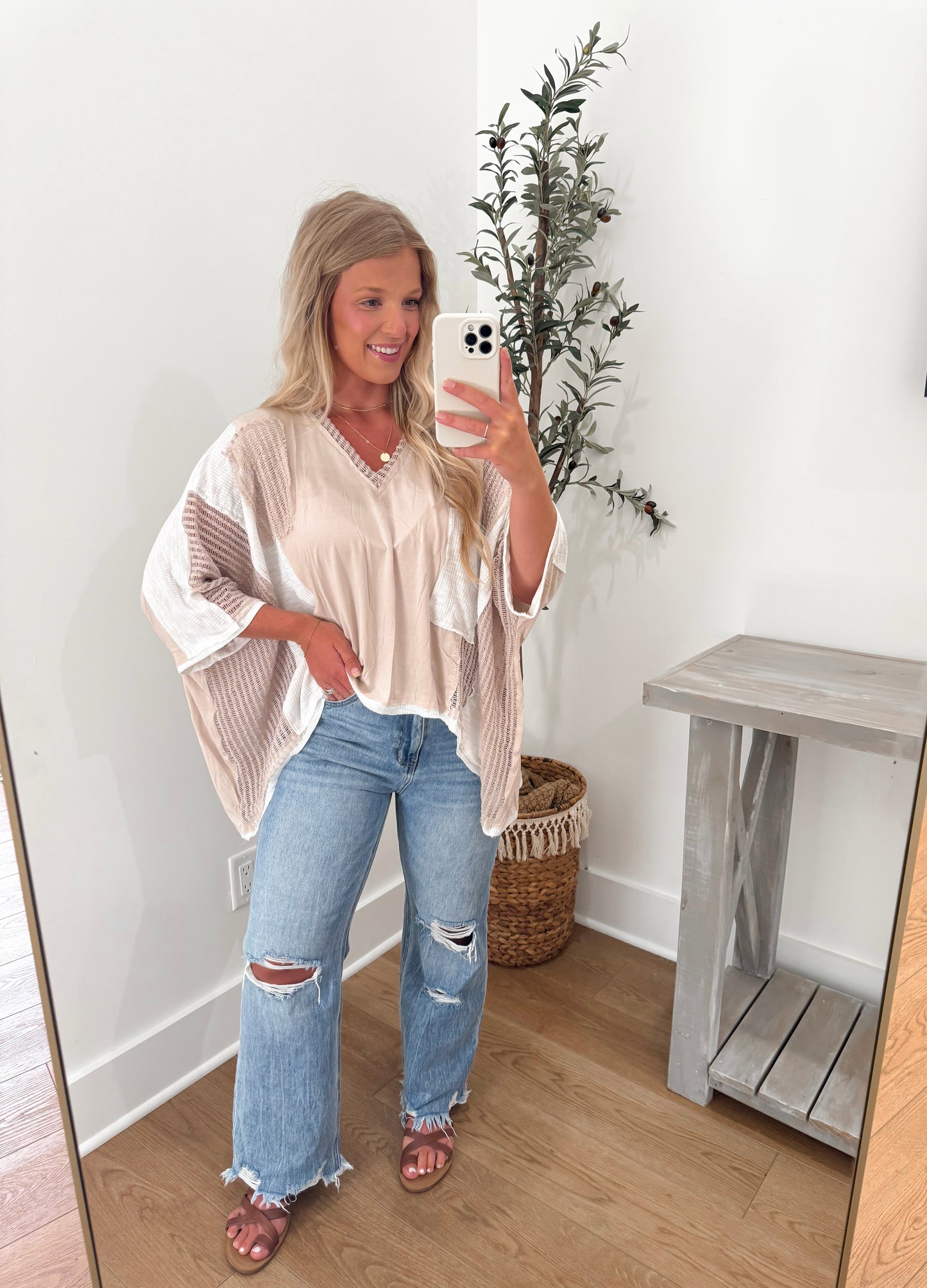 Boho Breeze Top - Natural