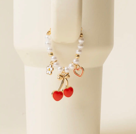 Tumbler Charm - Cherry