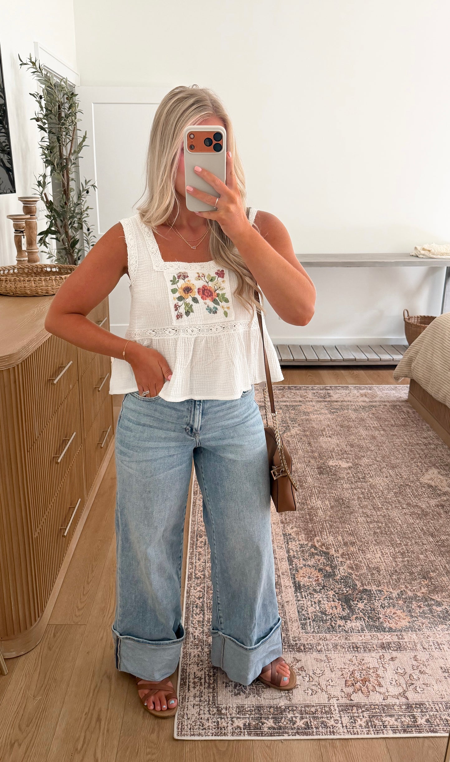 Spring Breeze Floral Tank