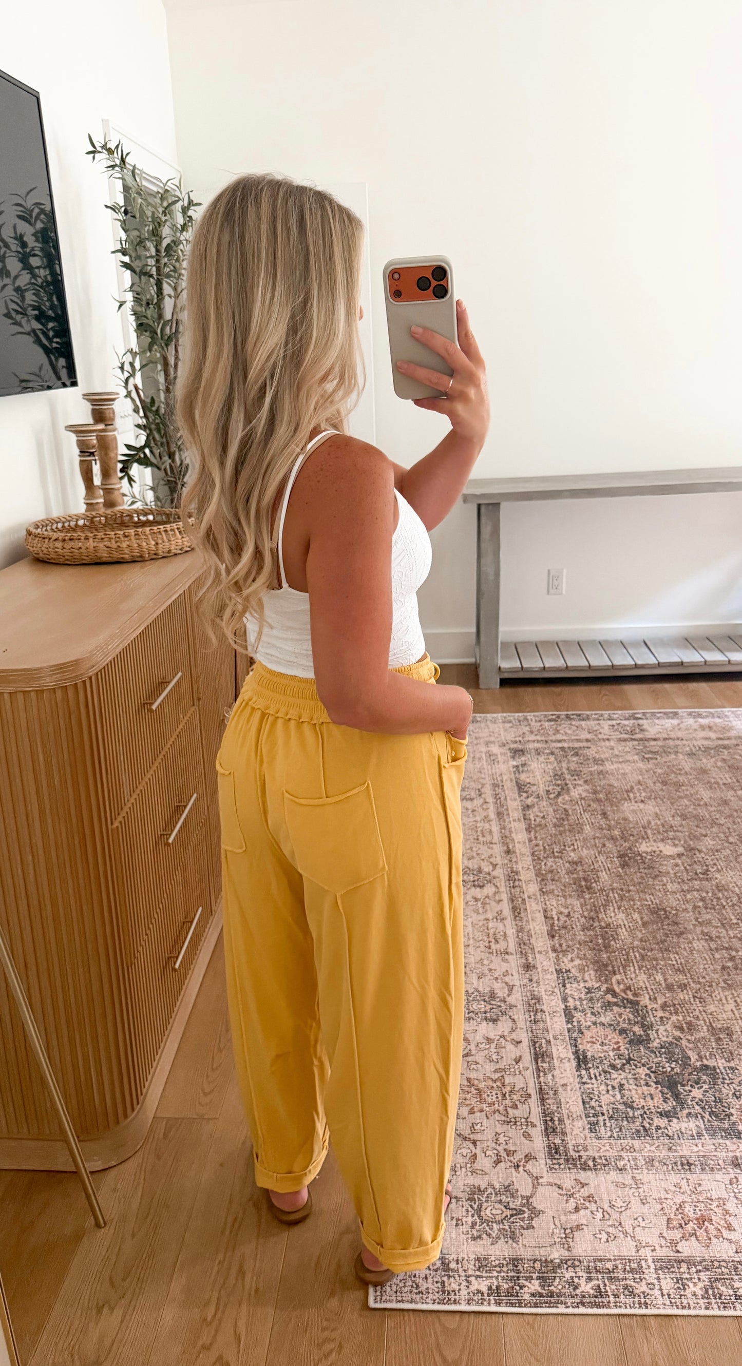 Marigold Barrel Pants