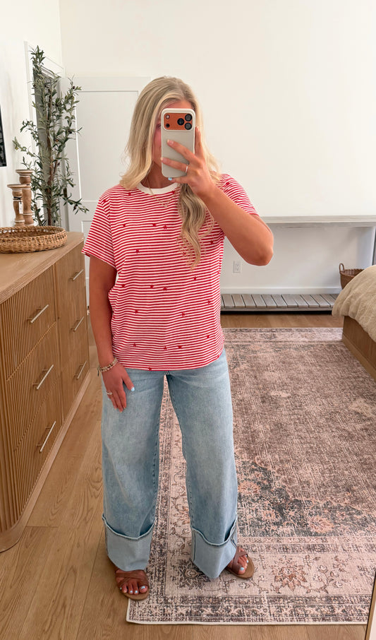 Stars and Stripes Top - Red