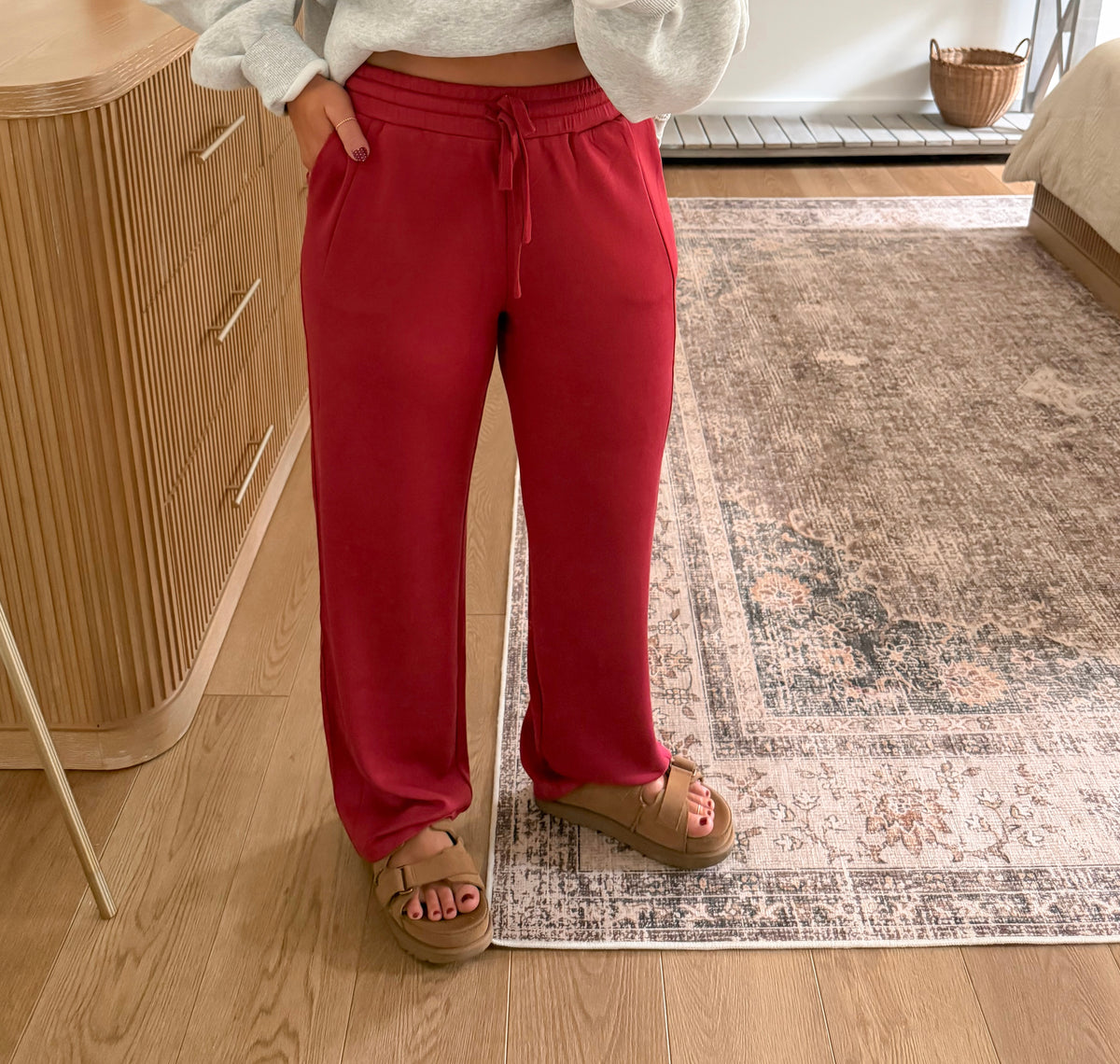 Hoosier Lounge Pants - Crimson