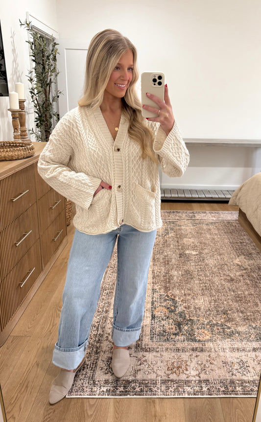 Cable Knit Cardigan
