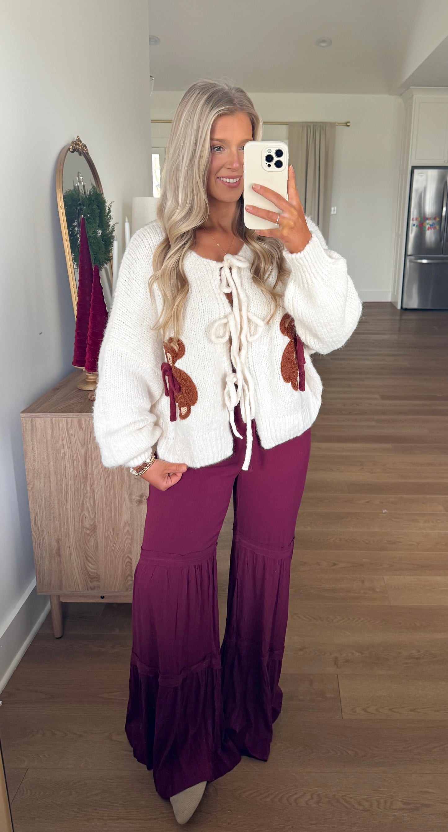 Teddy Cardigan - Ecru