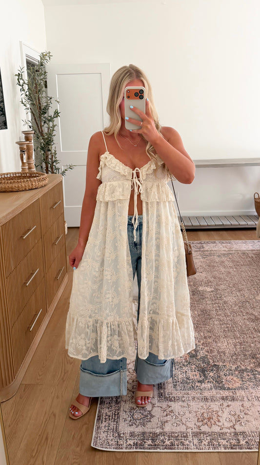 Whispering Lace Cover Up