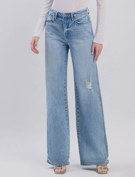 Baggy Wide Leg Denim - Vervet