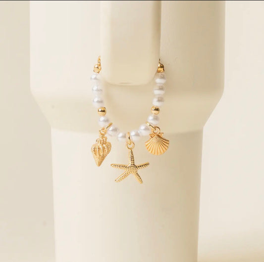 Tumbler Charm - Sea Shells
