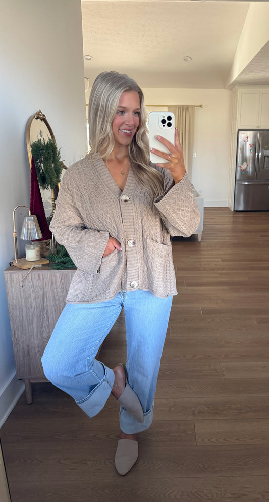 Cable Knit Cardigan
