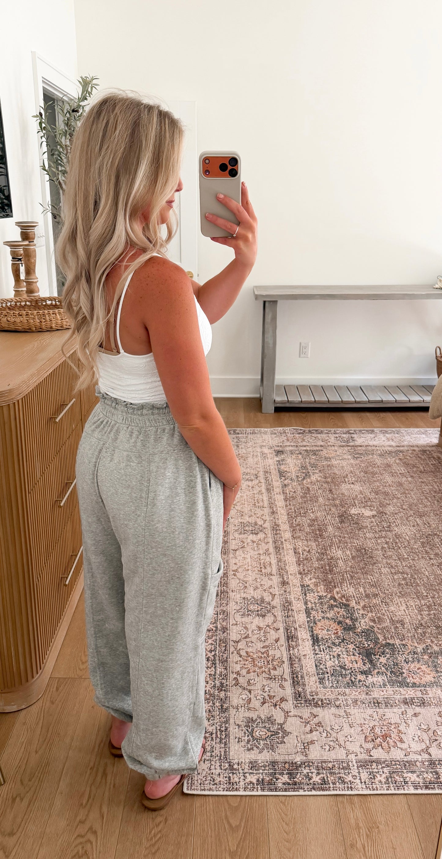 Luxe Lounge Cargo Joggers - Grey