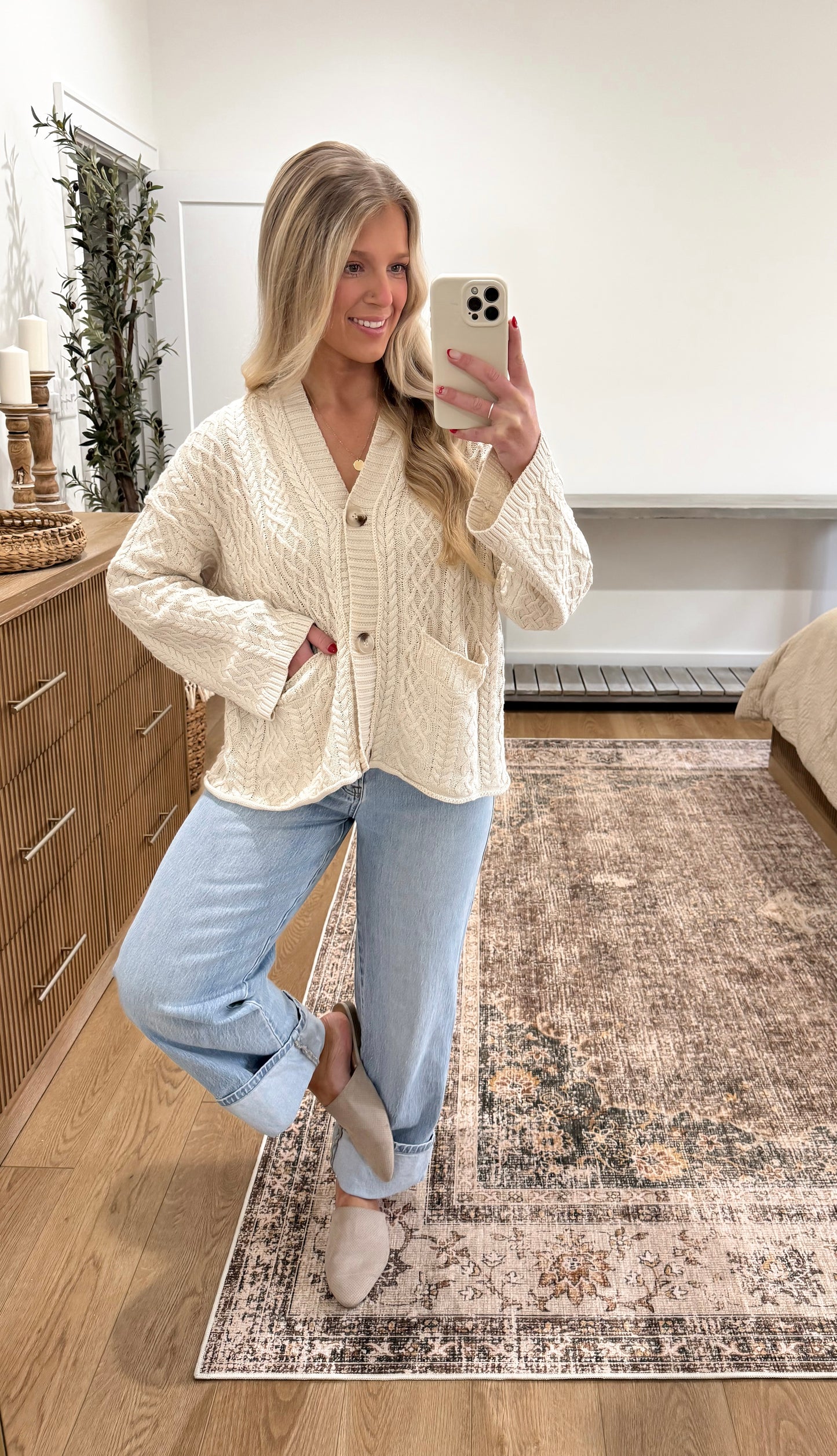 Cable Knit Cardigan