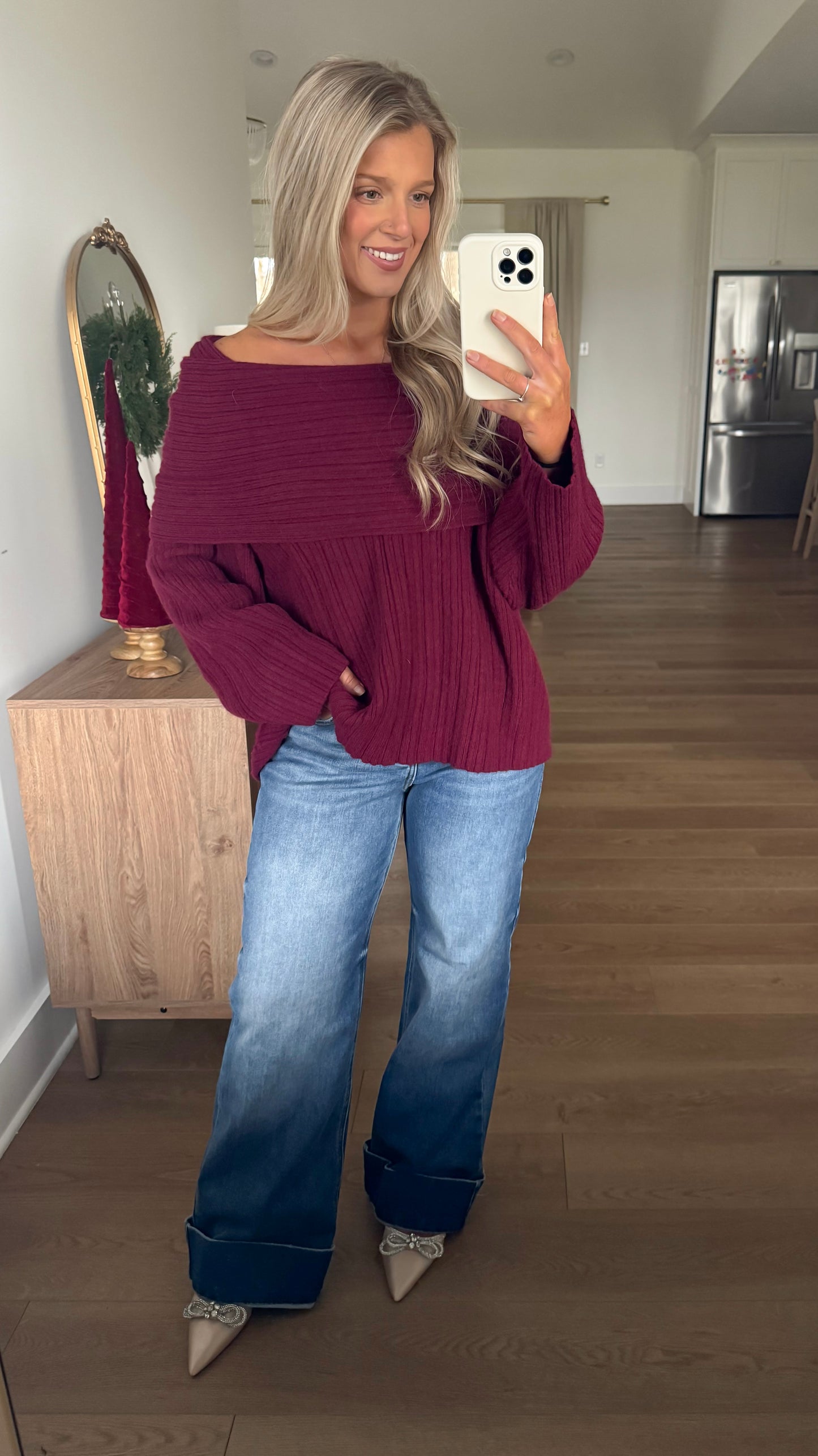 Harvest Wine Sweater