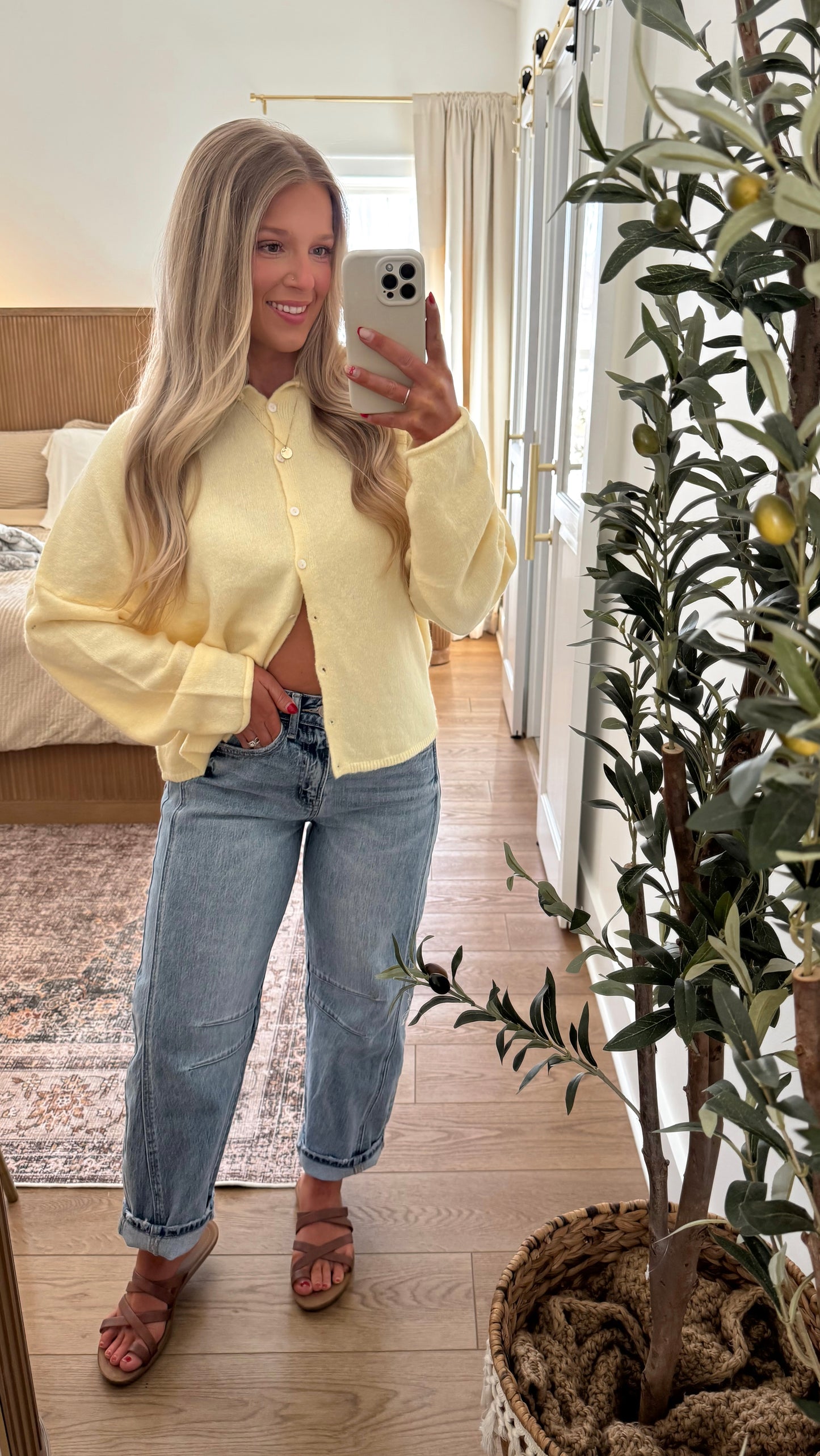 Bella Cardigan - Yellow