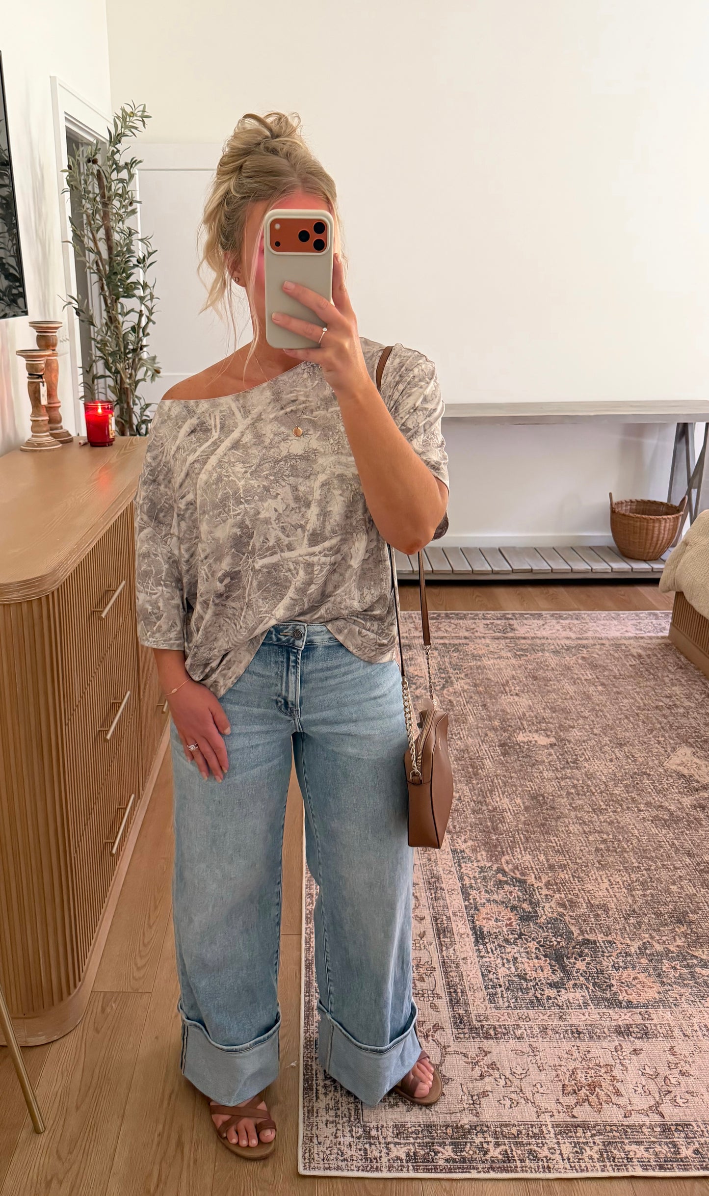 Asymmetrical Tee - Camo