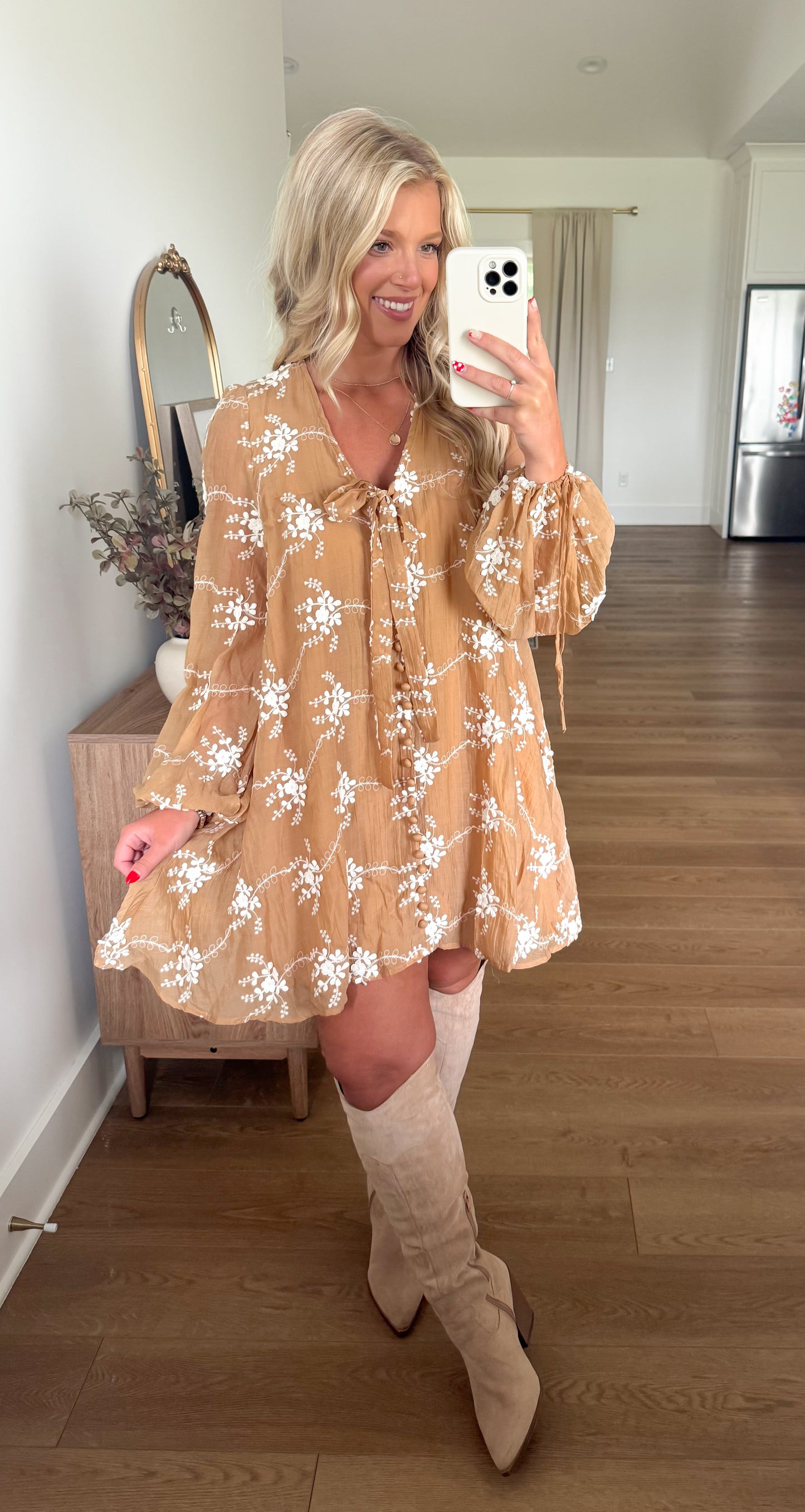 Willow Embroidered Dress