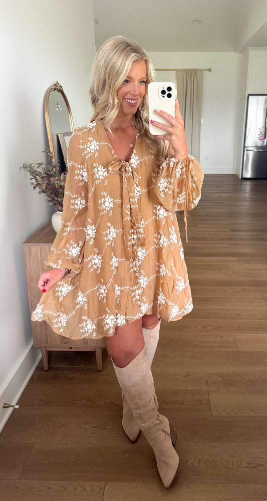 Willow Embroidered Dress