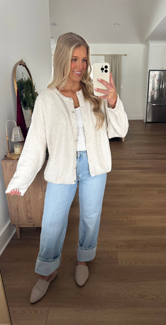 Bella Cardigan - Oatmeal