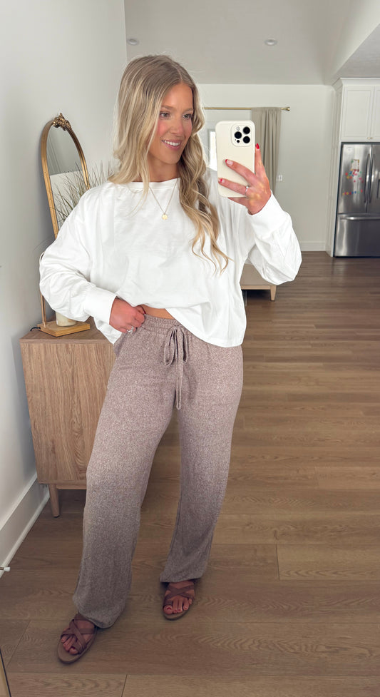 Amara Lounge Pants - Brown