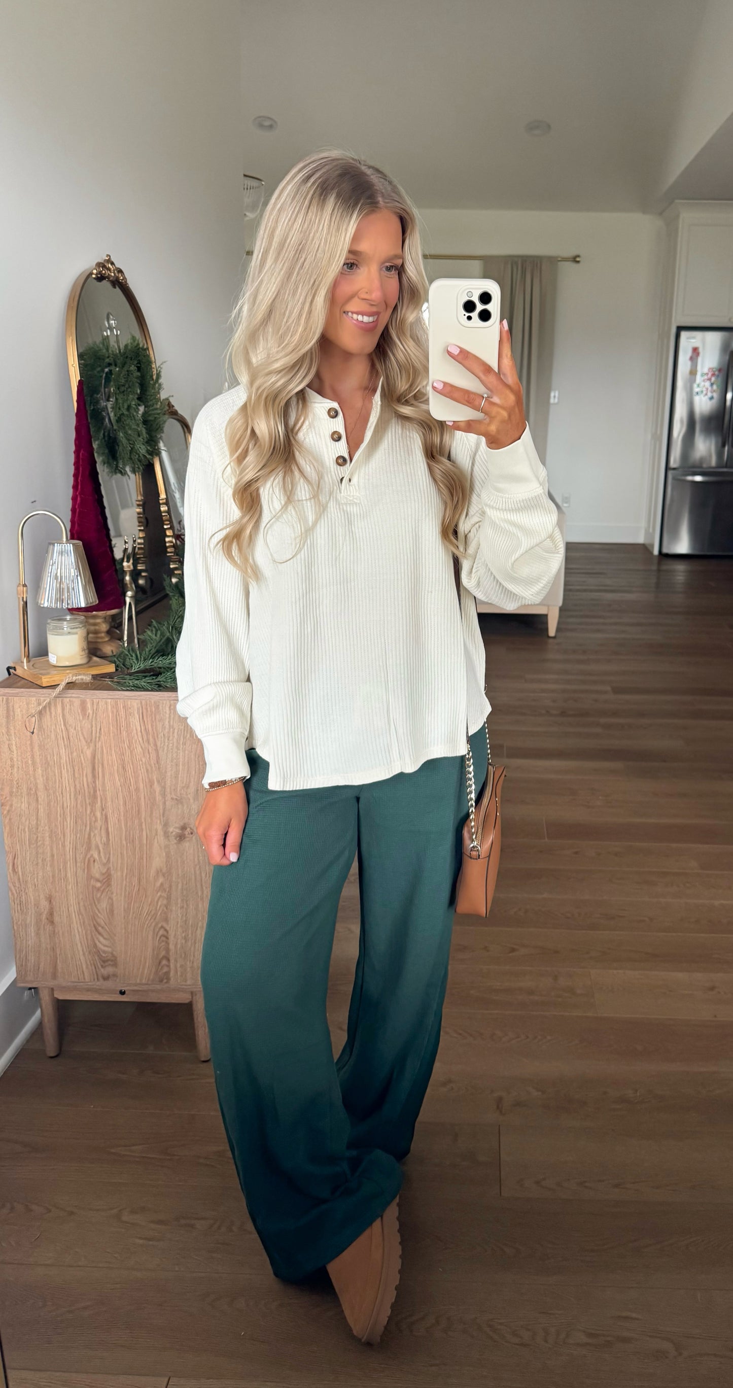 The Everyday Henley - Cream