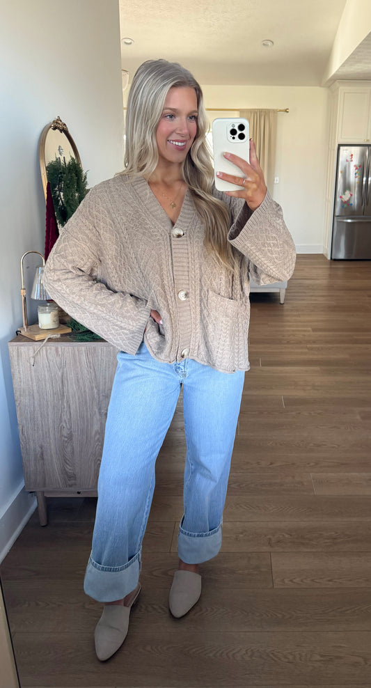 Cable Knit Cardigan