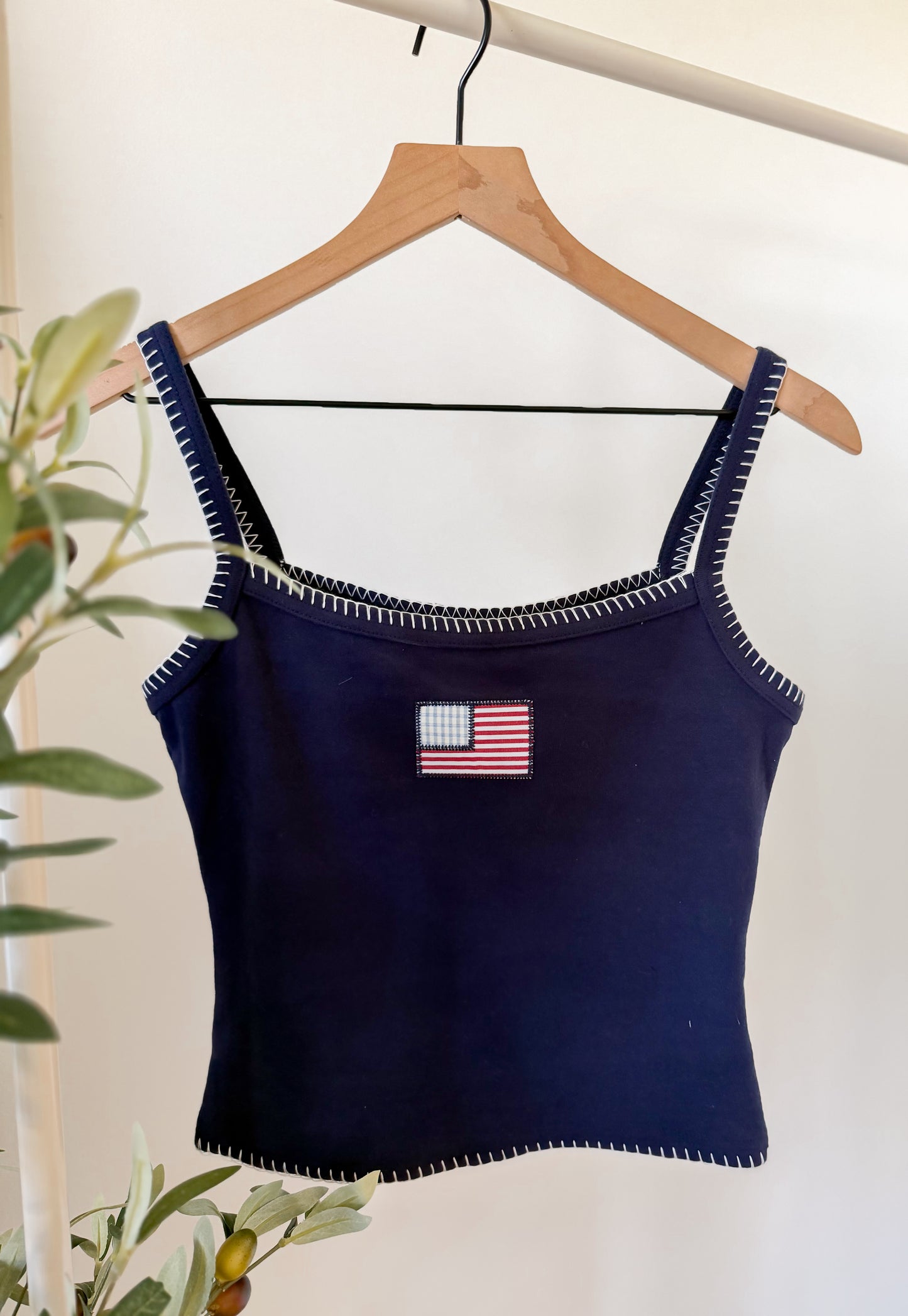 Fireworks & Freedom Flag Tank - Navy