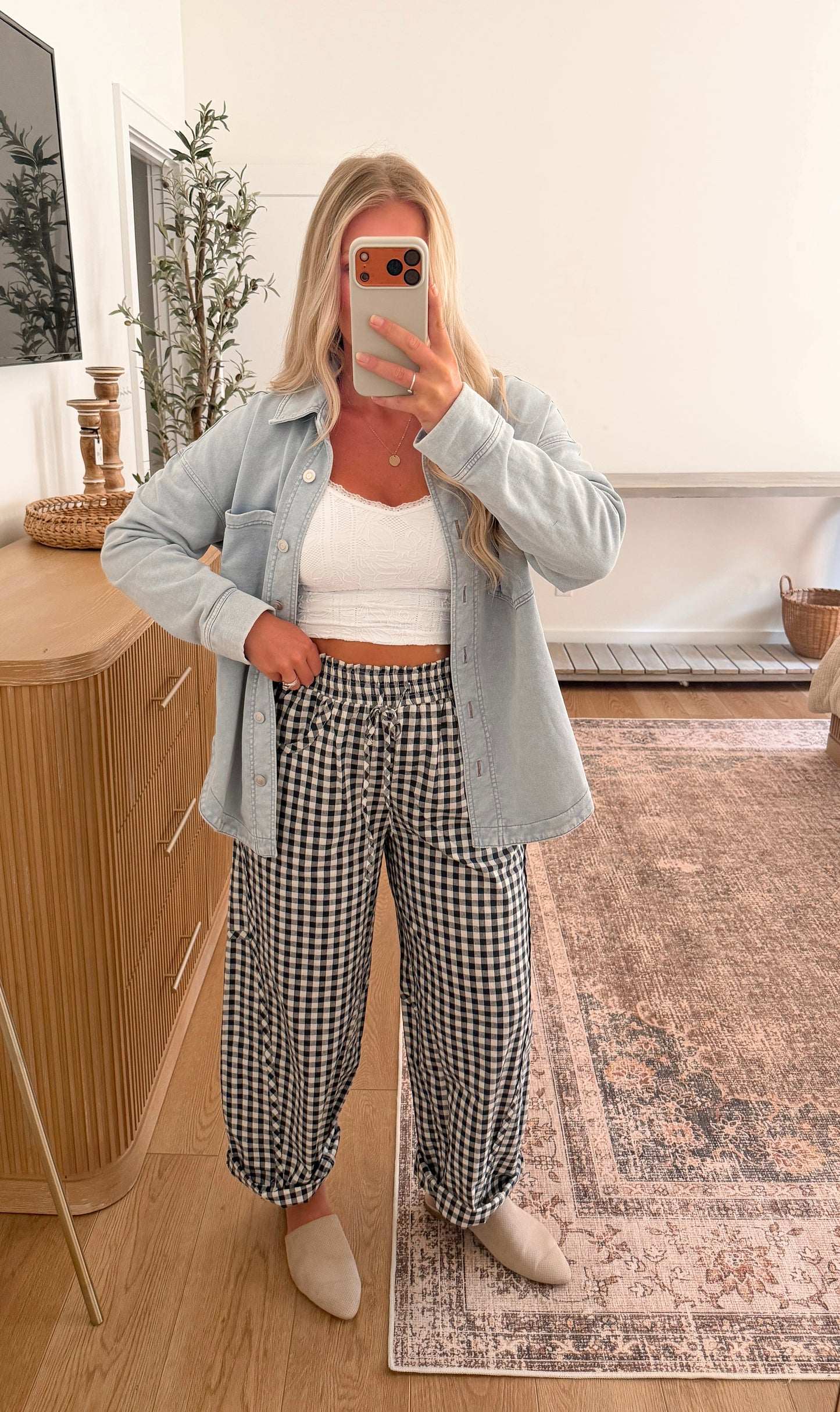 Chambray Schaket - Lt. Blue