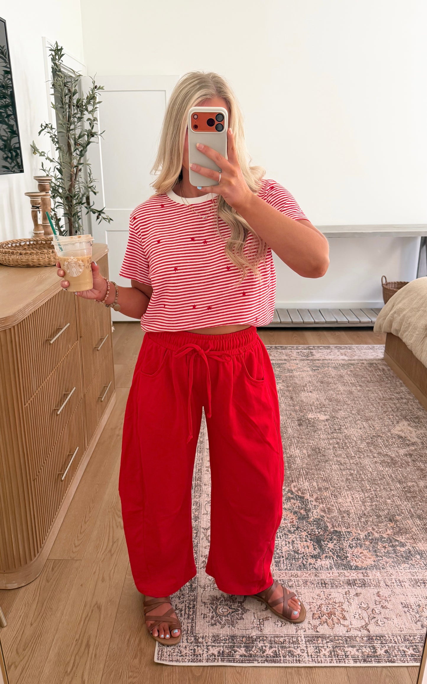 Stars and Stripes Top - Red