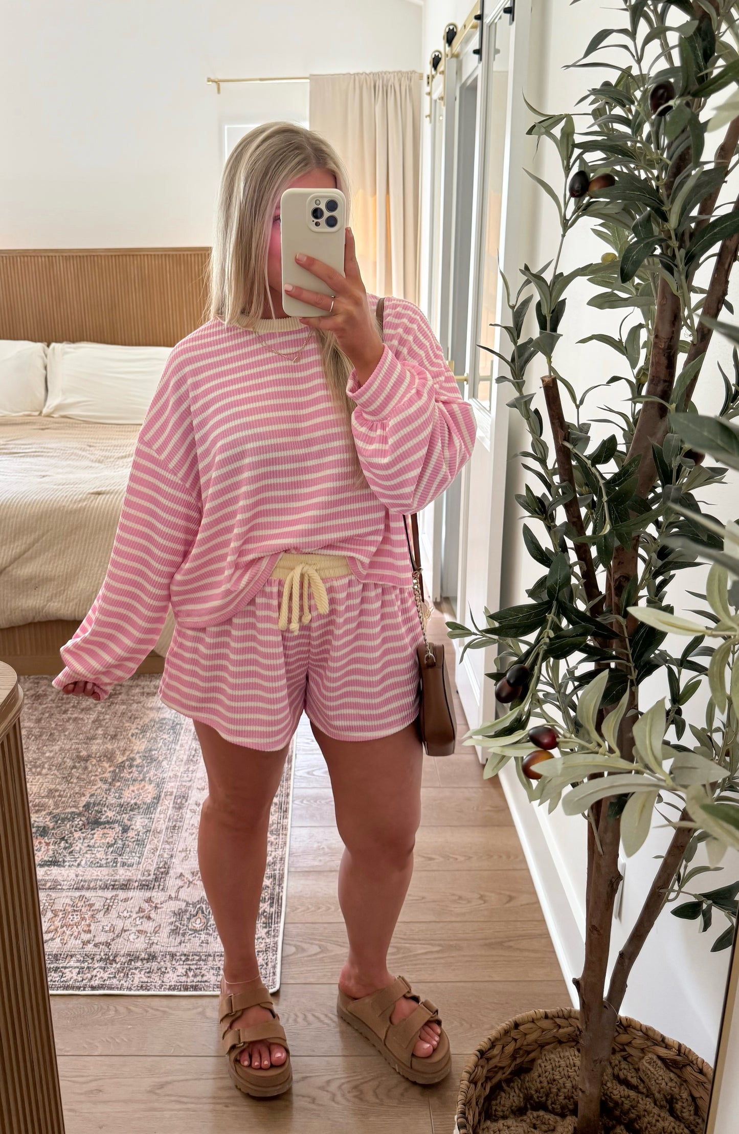 Pink Lemonade Striped Set