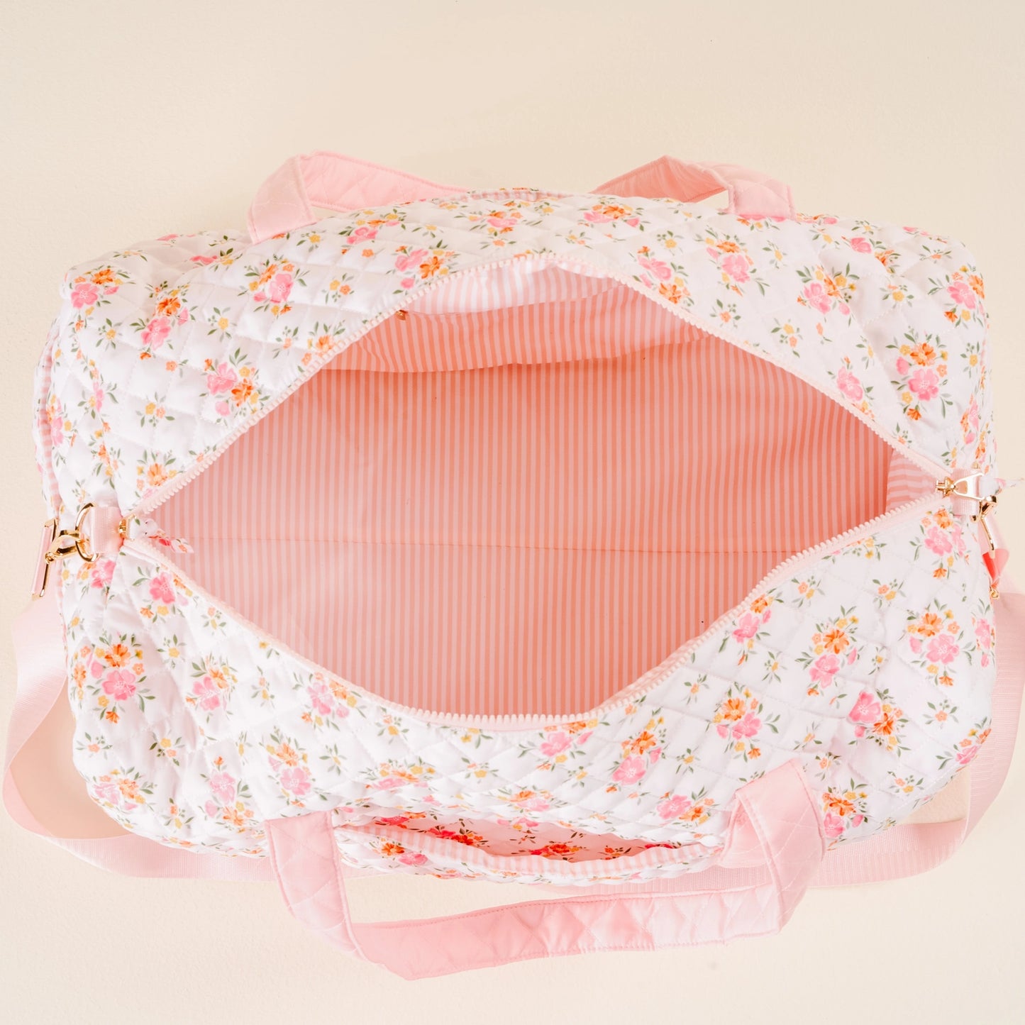 Quilted Weekender Bag - Daydream Cream