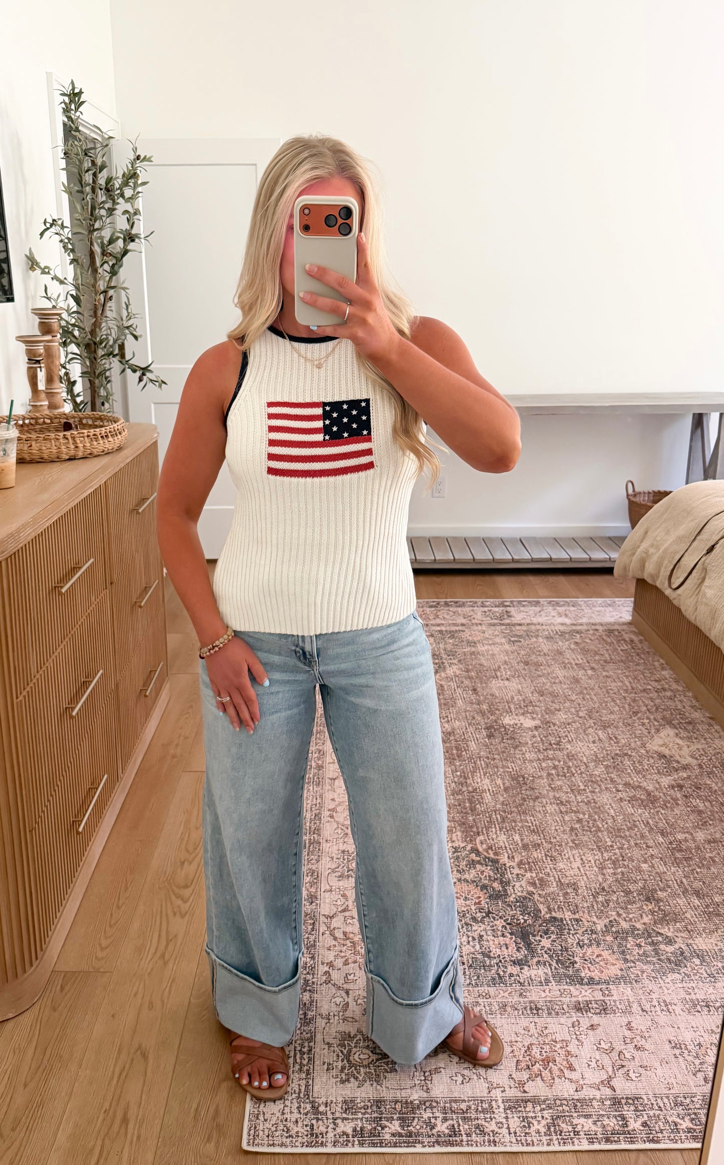 Star Spangled Knit Tank