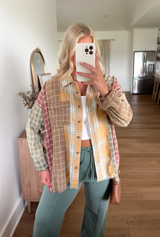 Ollie Mixed Plaid Flannel