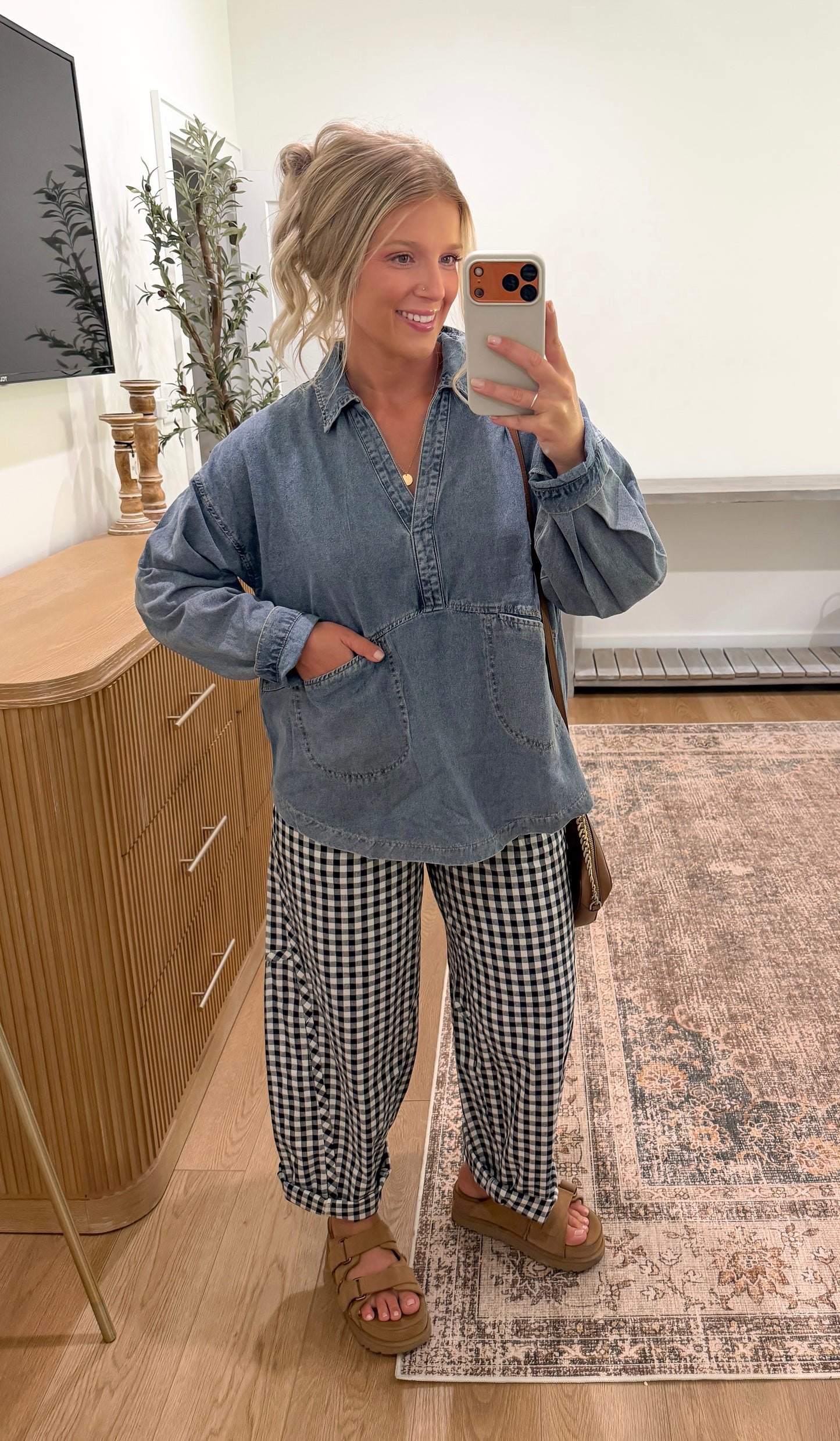 Easy Living Denim Top
