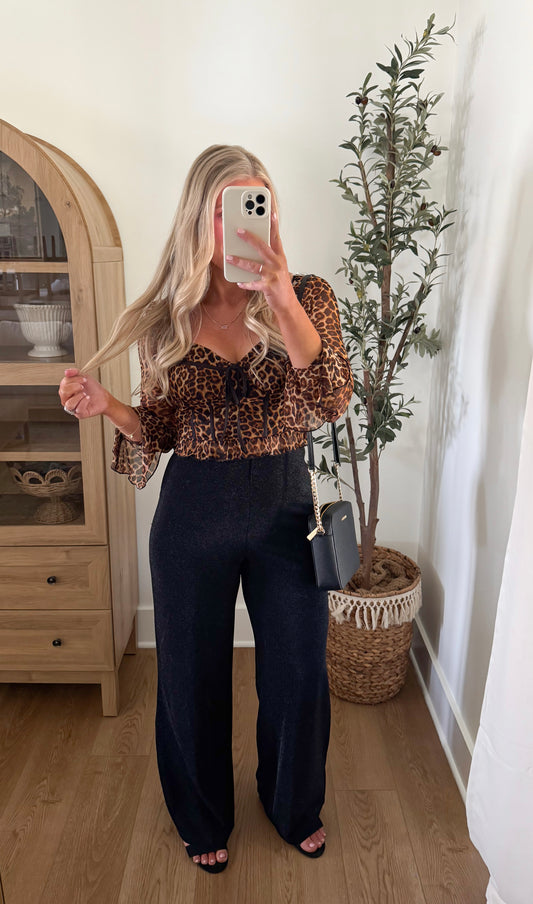 Run Wild Leopard Top