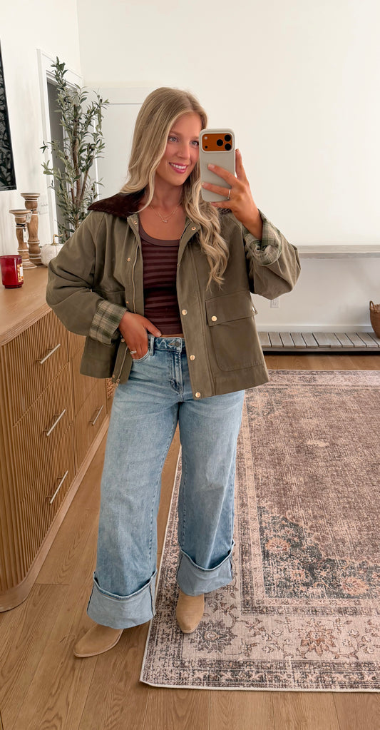 Wildwood Barn Jacket - Olive