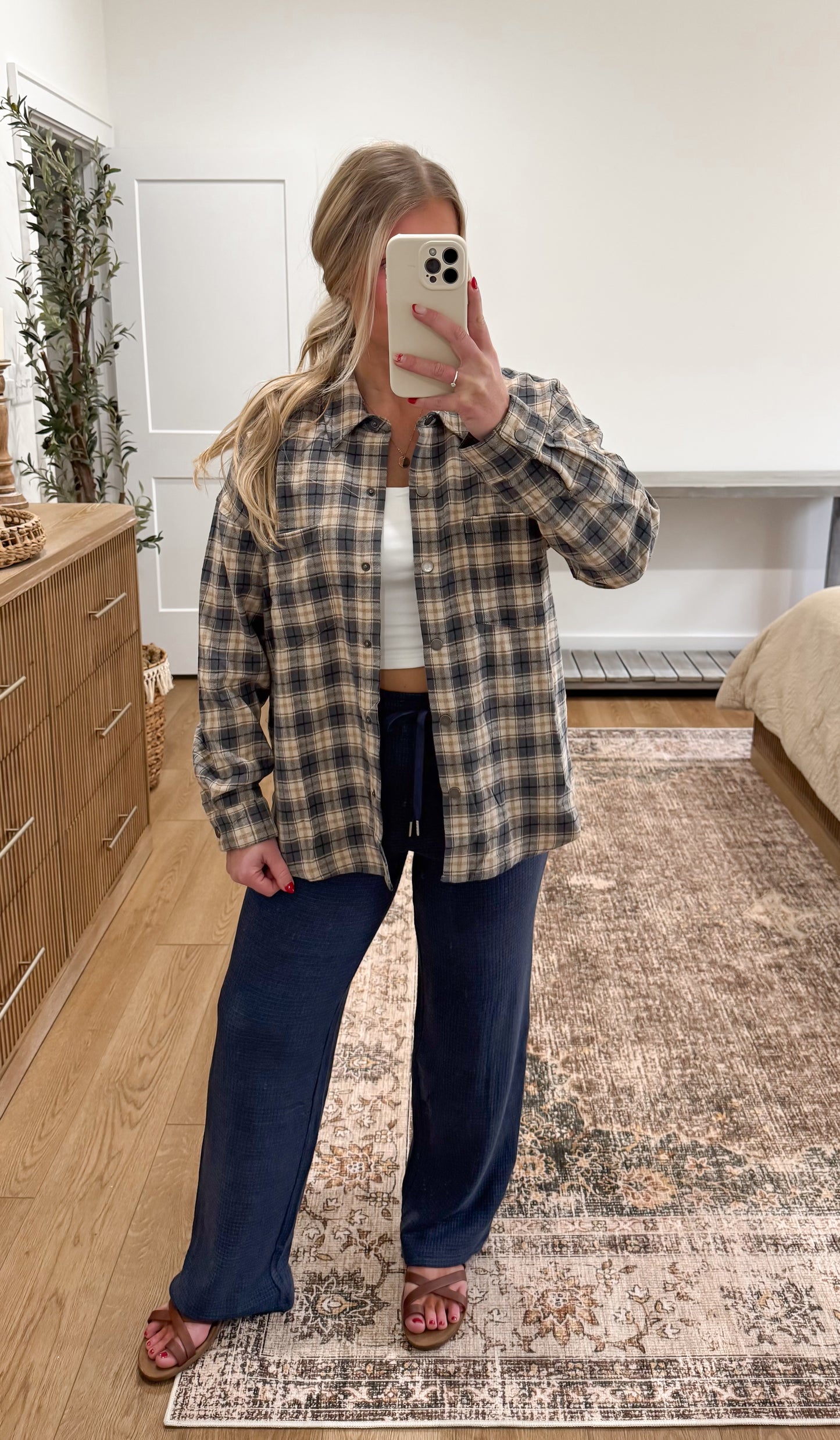 Iced Out Plaid Flannel