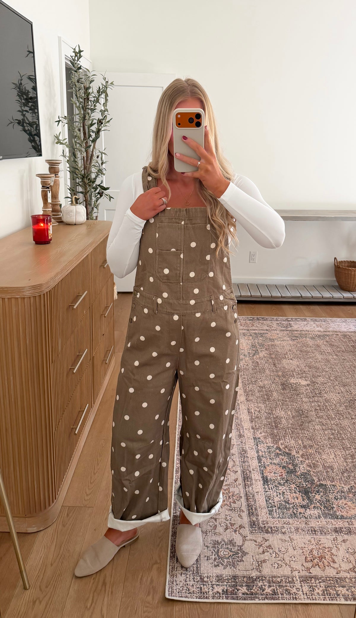 Polka Dot Overalls