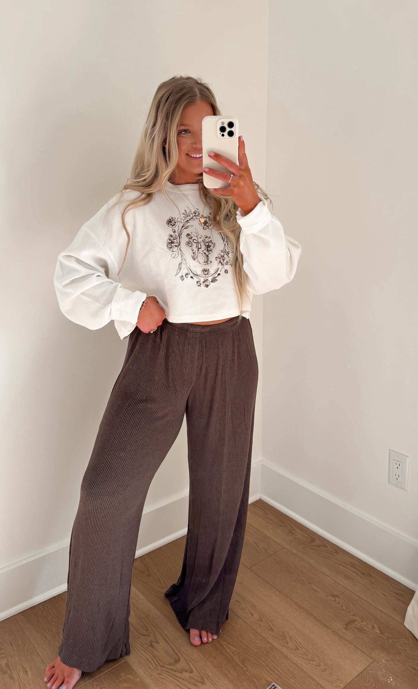 Vintage Floral Bunny