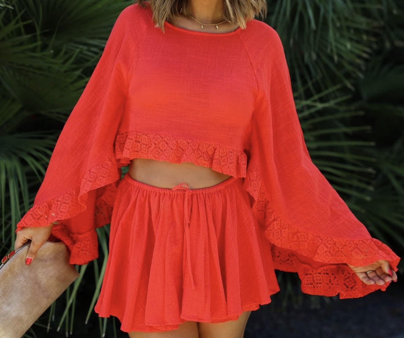 Sunset Glow Set - Red Orange