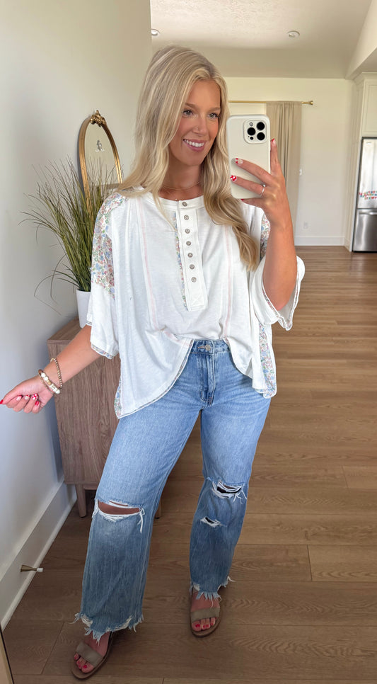 In The Details Floral Top