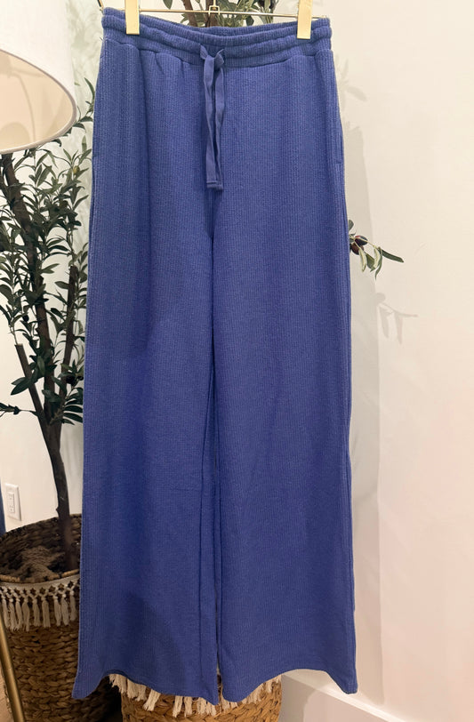 So Comfy Lounge Pants - Dusty Indigo SMALL