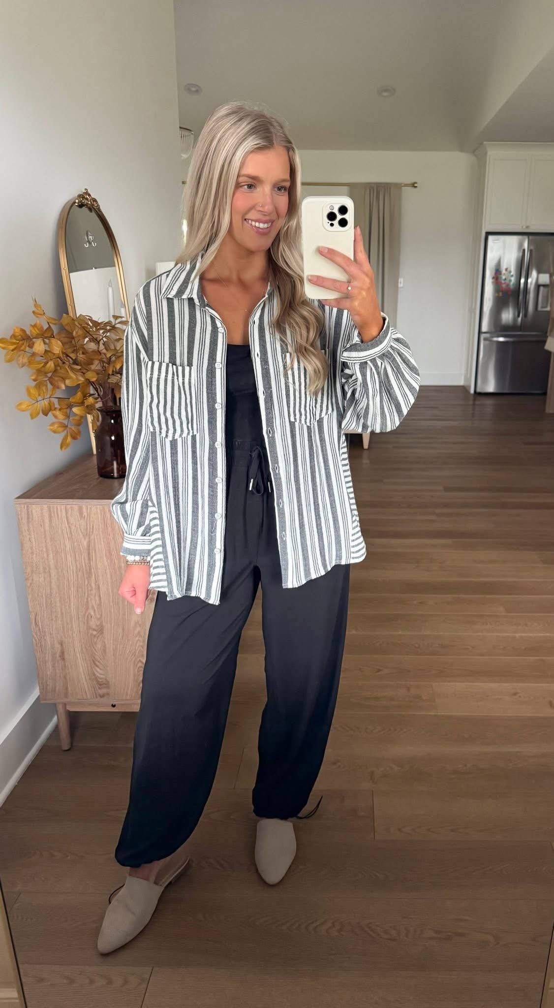 Airy Escape Button Down