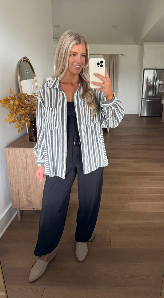 Airy Escape Button Down