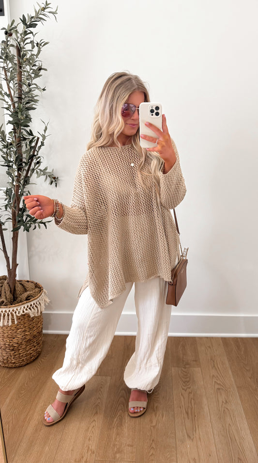 Vacay Vibes Knit Sweater