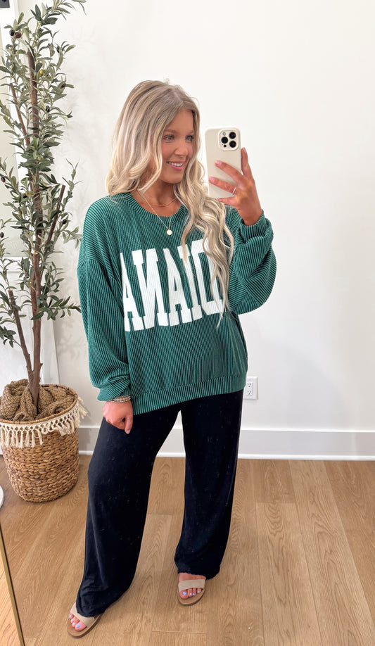Indiana Crewneck - Hunter Green