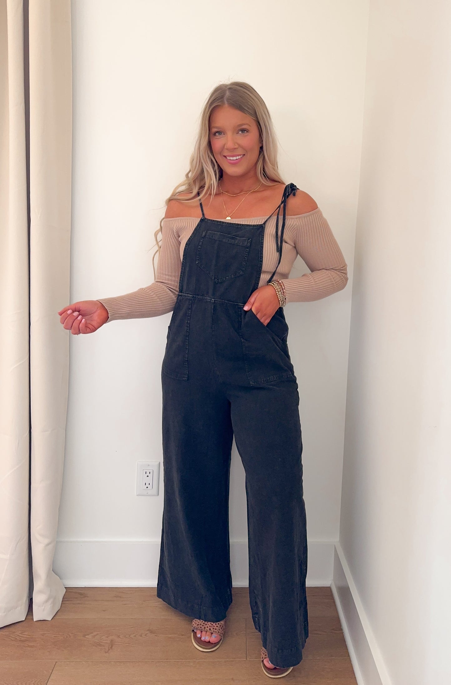 Make It Yours Overalls - Ash Black