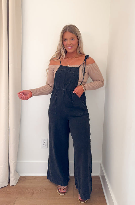 Make It Yours Overalls - Ash Black